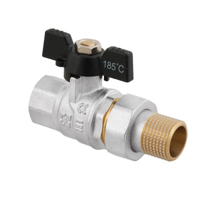 Кран шаровой RAFTEC BLACK с разбор. соединением DRBS1-6