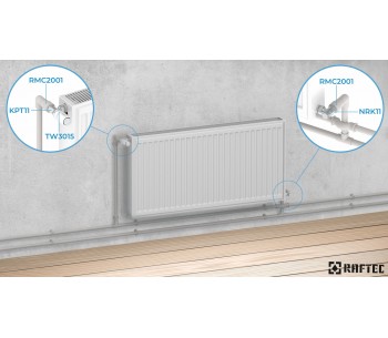 White thermostatic head