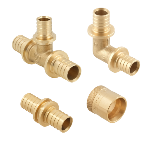 Złączki mosiężne wciskane do rur Pex