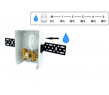 Блок контроля температуры водяного теплого пола (water) RBWF-W Блок контроля температуры водяного теплого пола (water) RBWF-W