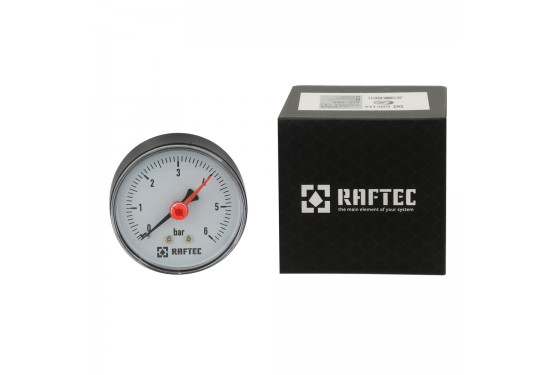 Axiální manometr 6 bar 1/4" RAPS663 Axiální manometr 6 bar 1/4" RAPS663