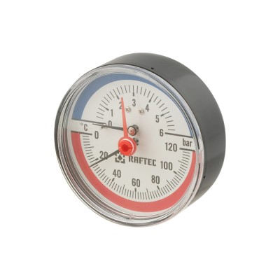 Axiální termomanometr 6 bar 1/2" RATM680