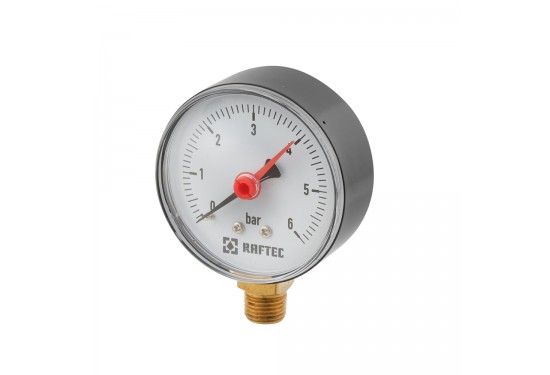 Radiální manometr 6 bar 1/4" RRPS663 Radiální manometr 6 bar 1/4" RRPS663