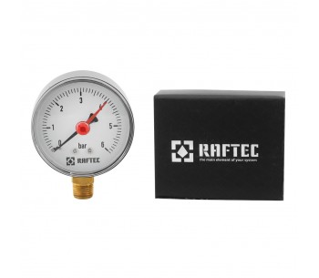 Radiální manometr 6 bar 1/4" RRPS663 Radiální manometr 6 bar 1/4" RRPS663