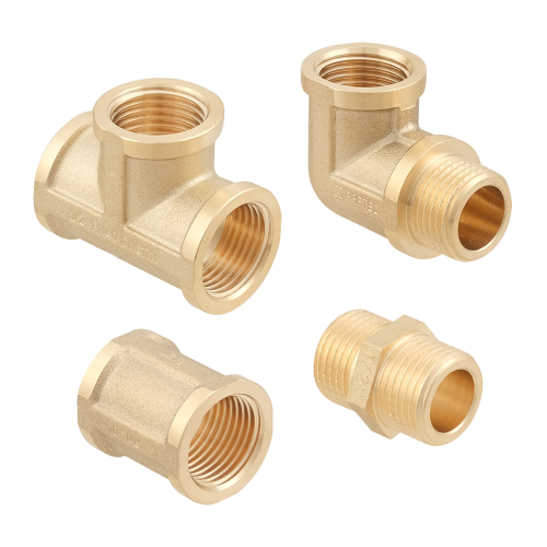 Mosazné závitové tvarovky GOLD