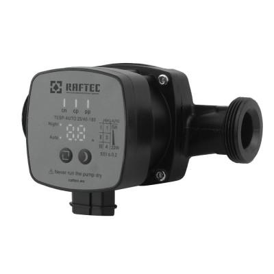 Energiesparende Umwälzpumpe RAFTEC RESP-AUTO 25-40/130-180