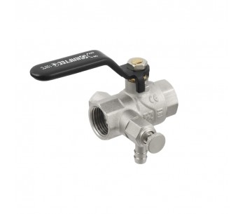 Ball valve with drainage