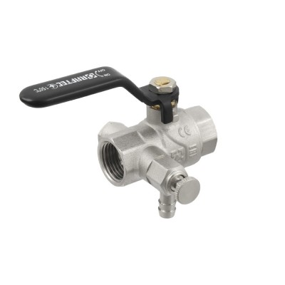 Ball valve with drainage