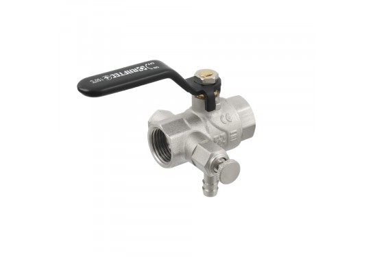 Ball valve with drainage