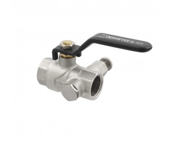 Ball valve with drainage