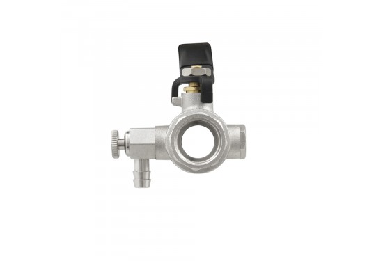 Ball valve with drainage