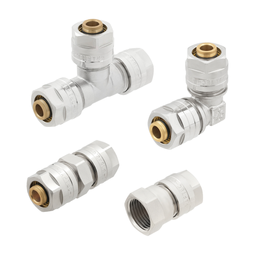 Lisovací tvarovky pro kovové plastové trubky Compress