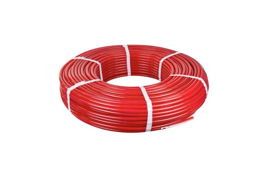 PEX-A RAFTEC pipe with oxygen barrier Red