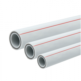 Polypropylene pipe reinforced with fiberglass PP-R/Fiberglass/PP-R