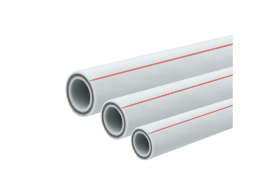 Polypropylene pipe reinforced with fiberglass PP-R/Fiberglass/PP-R