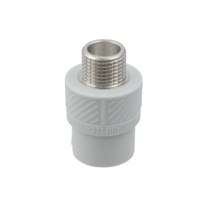 Coupling with external thread