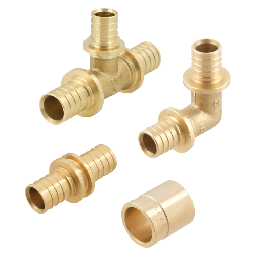 Mosazné tvarovky pro trubky Pex