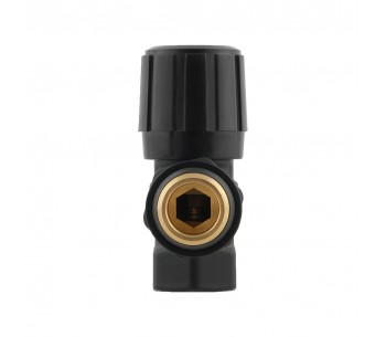 Manually adjustable angle radiator valve Black DVRK11-B