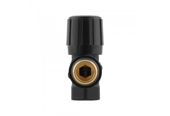 Manually adjustable angle radiator valve Black DVRK11-B