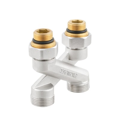  Vuzol nyzhnʹoho pidklyuchennya radiatora perekhresnyy HRKX 11 56 / 5 000 Unteres Heizkörperanschlusskreuz HRKX 11