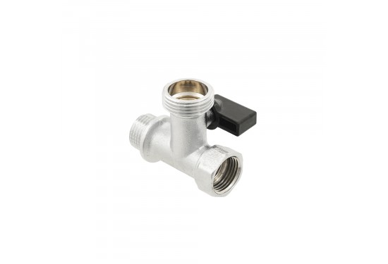 Tap tee for connecting household appliances RAFTEC SILVER