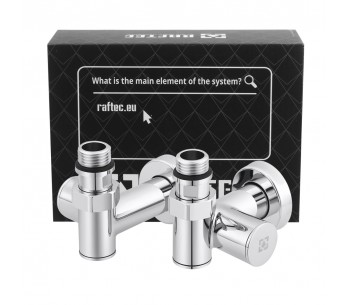 Angle radiator valve - right & left (kit) RV-8012 Angle radiator valve - right & left (kit) RV-8012