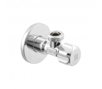 RAFTEC SILVER angle gate valve for connecting household appliances VBE0101-02