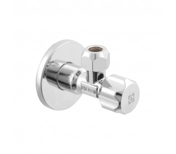 RAFTEC SILVER (1/2"х3/8") Ø10 angle gate valve for connecting household appliances VBE01005 RAFTEC SILVER (1/2"х3/8") Ø10 angle gate valve for connecting household appliances VBE01005