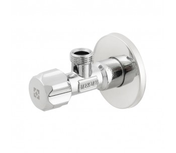 RAFTEC SILVER angle gate valve for connecting household appliances VBE0101-02