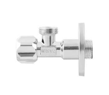 RAFTEC SILVER angle gate valve for connecting household appliances VBE0101-02