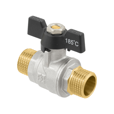 Zawór kulowy ZR-ZR RAFTEC CZARNY DRB1111-3131