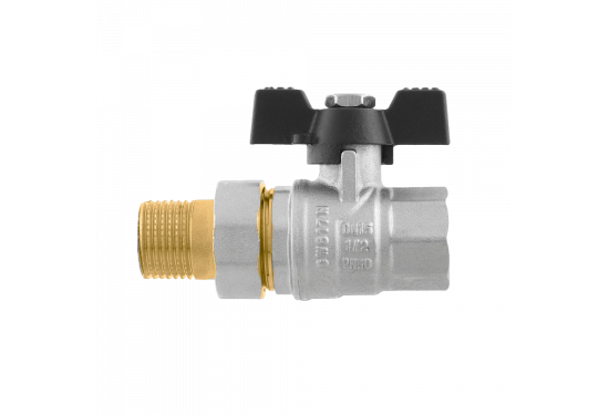RAFTEC BLACK ball valve with dismountable connection DRBS1-6