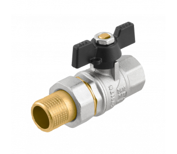 Кран шаровой RAFTEC BLACK с разбор. соединением DRBS1-6