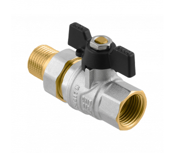RAFTEC BLACK ball valve with dismountable connection DRBS1-6