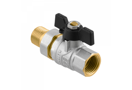RAFTEC BLACK ball valve with dismountable connection DRBS1-6
