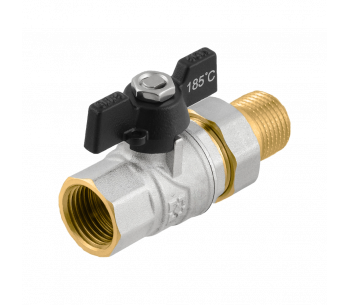 RAFTEC BLACK ball valve with dismountable connection DRBS1-6