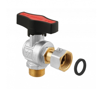 Angle ball valve with detachable connection RAFTEC GOLD GRGA1-2