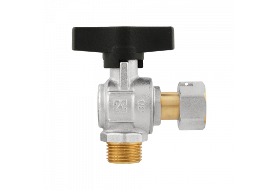 Angle ball valve with detachable connection RAFTEC GOLD GRGA1-2