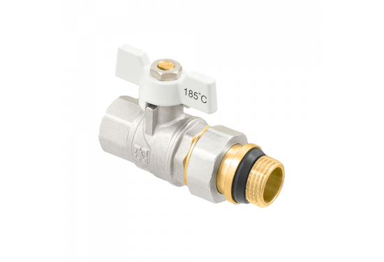 Straight ball valve with RAFTEC dismountable connection and anti-leakage WRB1-3