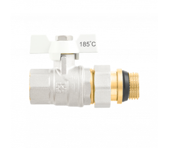 Straight ball valve with RAFTEC dismountable connection and anti-leakage WRB1-3