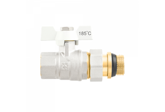Straight ball valve with RAFTEC dismountable connection and anti-leakage WRB1-3