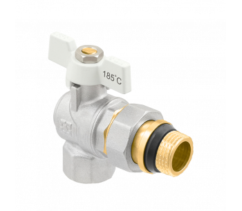 Кран шаровой угловой с разборным соединением и антипротечкой RAFTEC WRBS1-3 Кран шаровой угловой с разборным соединением и антипротечкой RAFTEC WRBS1-3