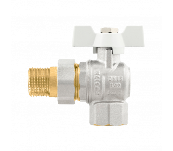 Кран шаровой угловой с разборным соединением и антипротечкой RAFTEC WRBS1-3 Кран шаровой угловой с разборным соединением и антипротечкой RAFTEC WRBS1-3