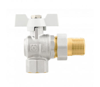 Кран шаровой угловой с разборным соединением и антипротечкой RAFTEC WRBS1-3 Кран шаровой угловой с разборным соединением и антипротечкой RAFTEC WRBS1-3