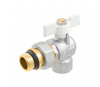 Кран шаровой угловой с разборным соединением и антипротечкой RAFTEC WRBS1-3 Кран шаровой угловой с разборным соединением и антипротечкой RAFTEC WRBS1-3