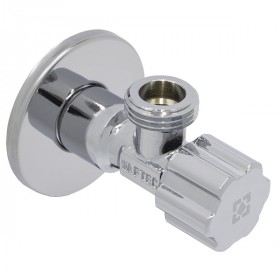 RAFTEC SILVER angle gate valve for connecting household appliances